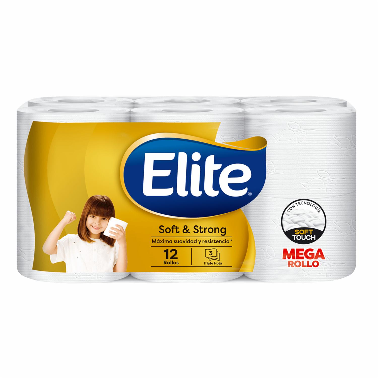Papel Higiénico Soft & Strong ELITE 12 Rollos