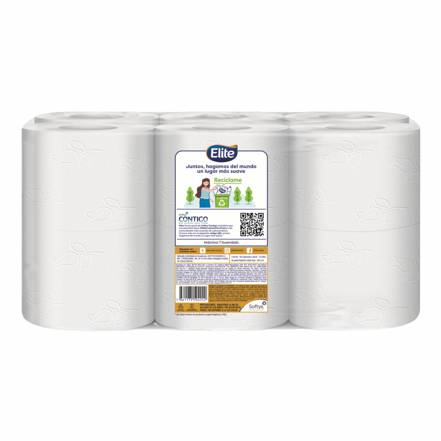Papel Higiénico Soft & Strong ELITE 12 Rollos - Imagen 6