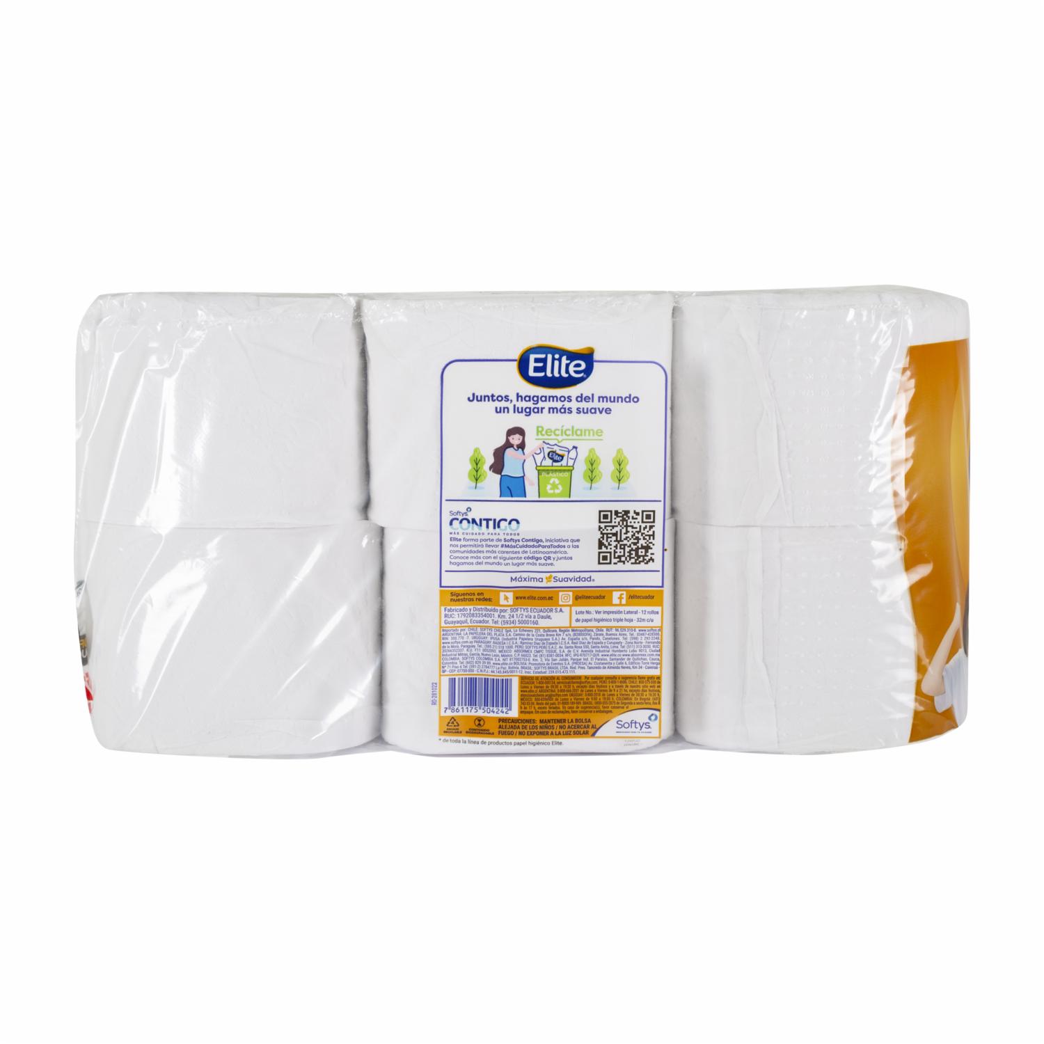 Papel Higiénico Soft & Strong ELITE 12 Rollos - Imagen 3