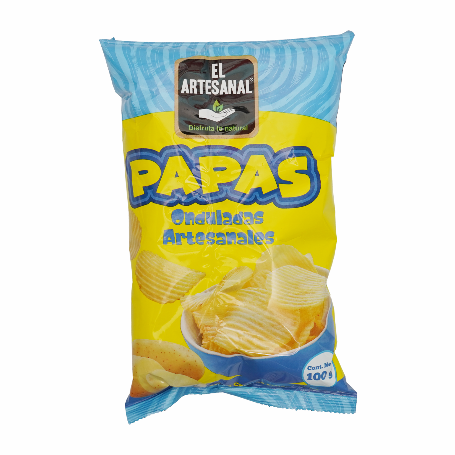Papas Fritas Onduladas EL ARTESANAL 100 G