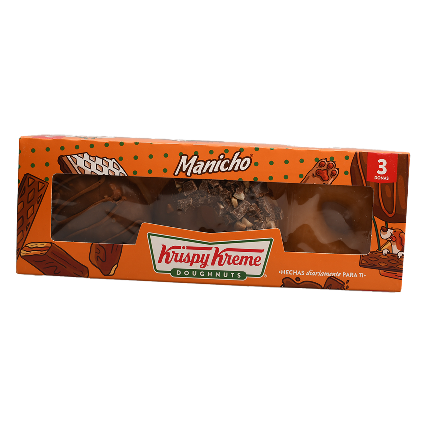 Donas Manicho KRISPY KREME X 3 Uds