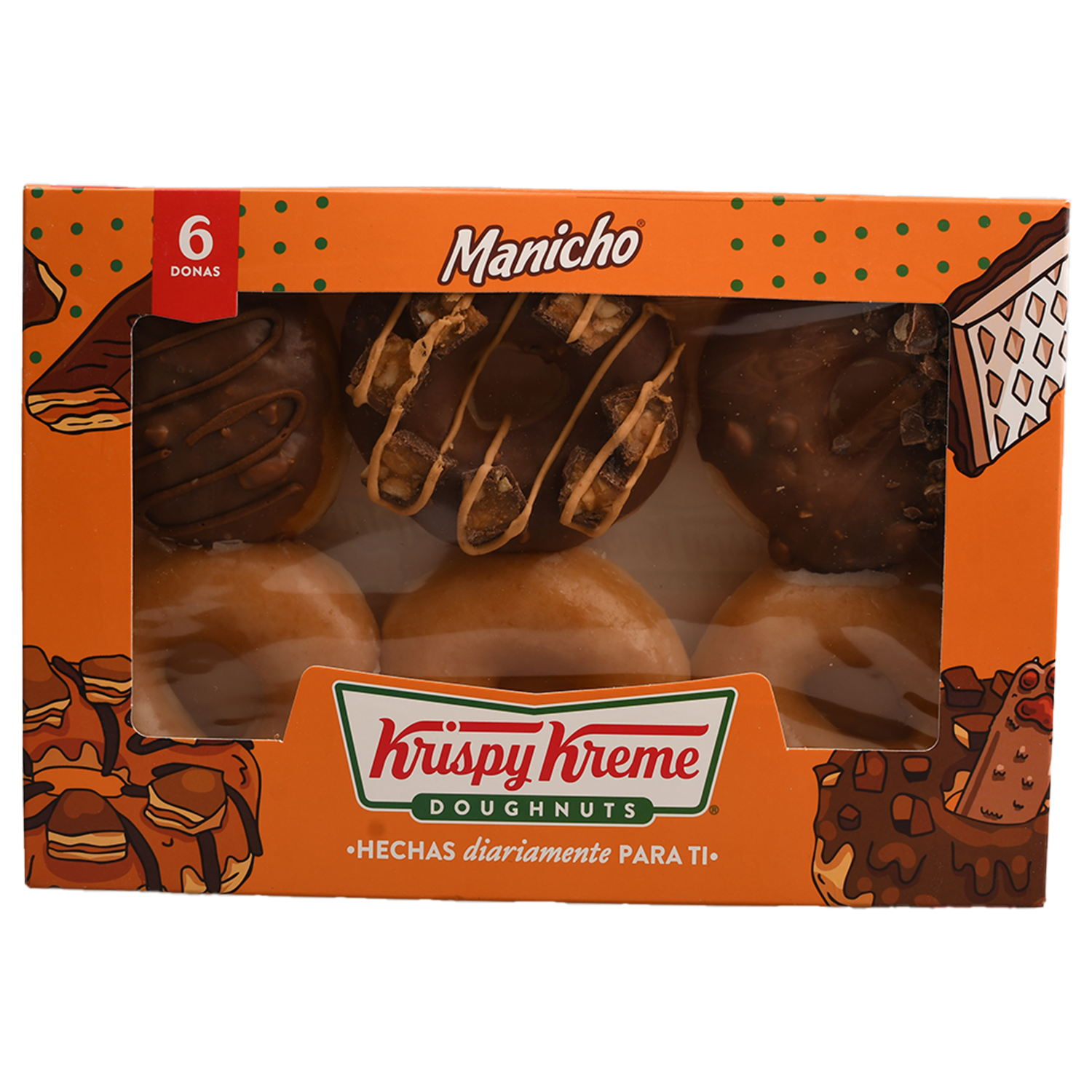 Donas Manicho KRISPY KREME X 6 Uds