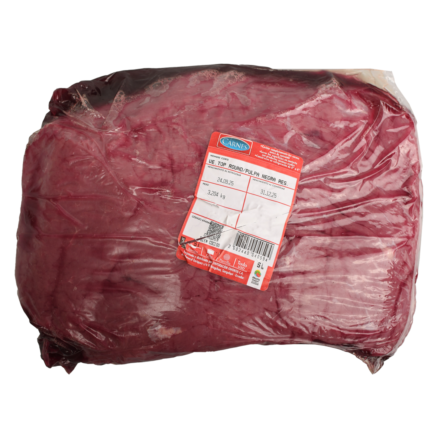 Top Round Pulpa De Negra De Res SUPERCARNES Al Peso