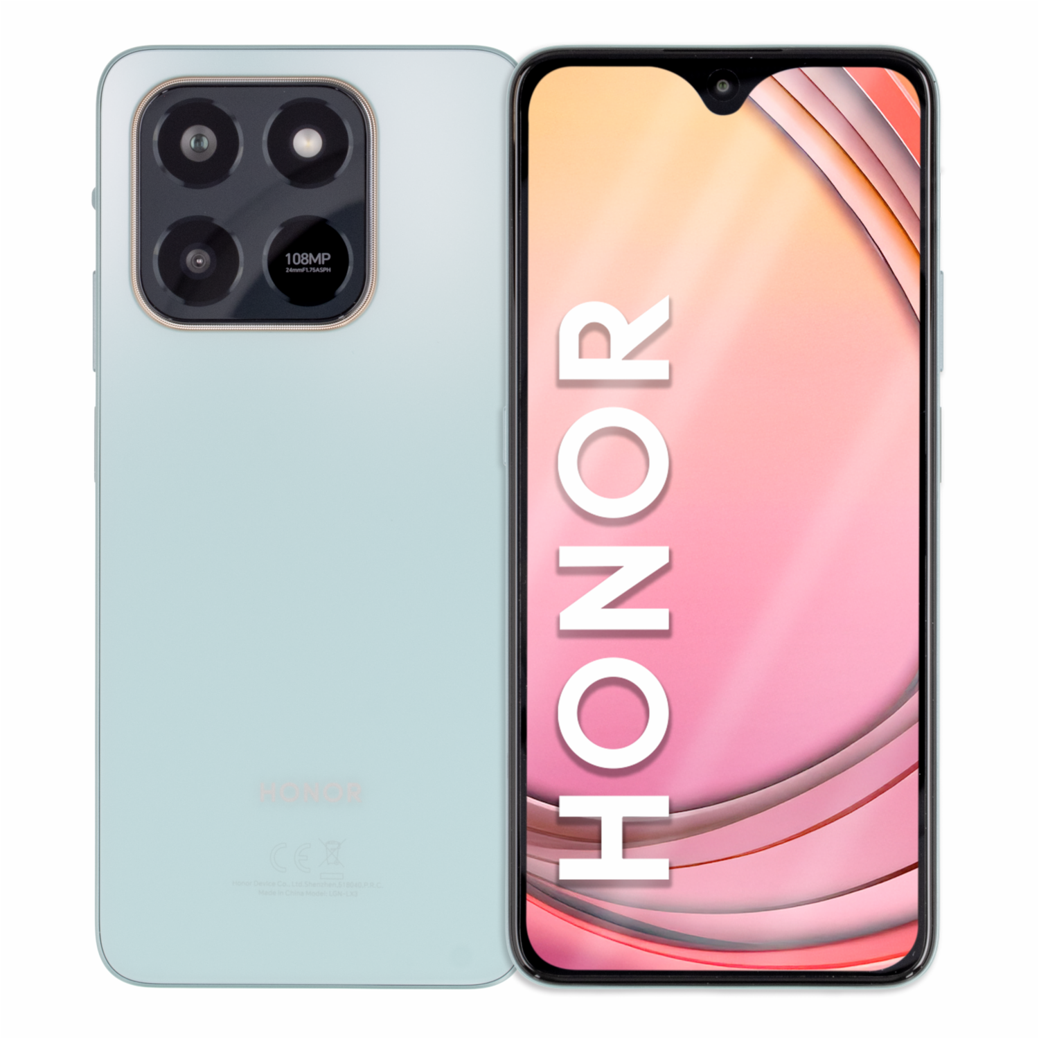 Teléfono Celular X7D  Ocean Cyan HONOR 8Gb + 256 Gb