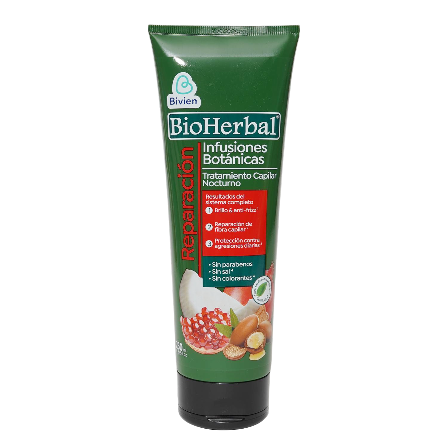 Tratamiento Capilar Nocturno Reparacion Infusiones Botánicas BIOHERBAL 250 Ml