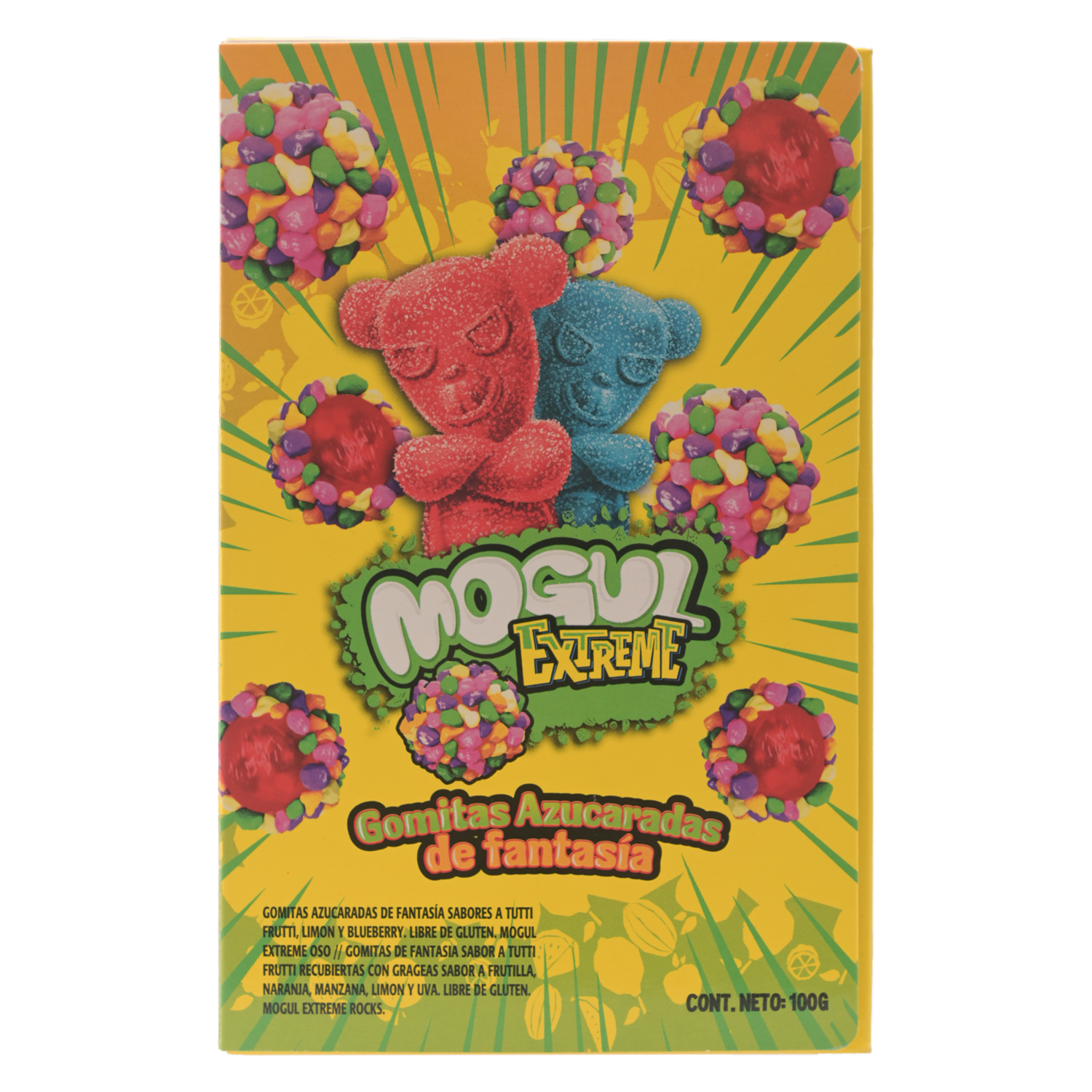 Gomitas Azucaradas De Fantasía MOGUL EXTREME 100 G