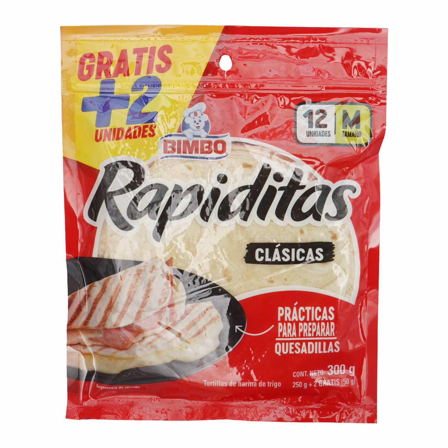 Tortillas De Harina De Trigo Rapiditas Clásicas BIMBO Mediano