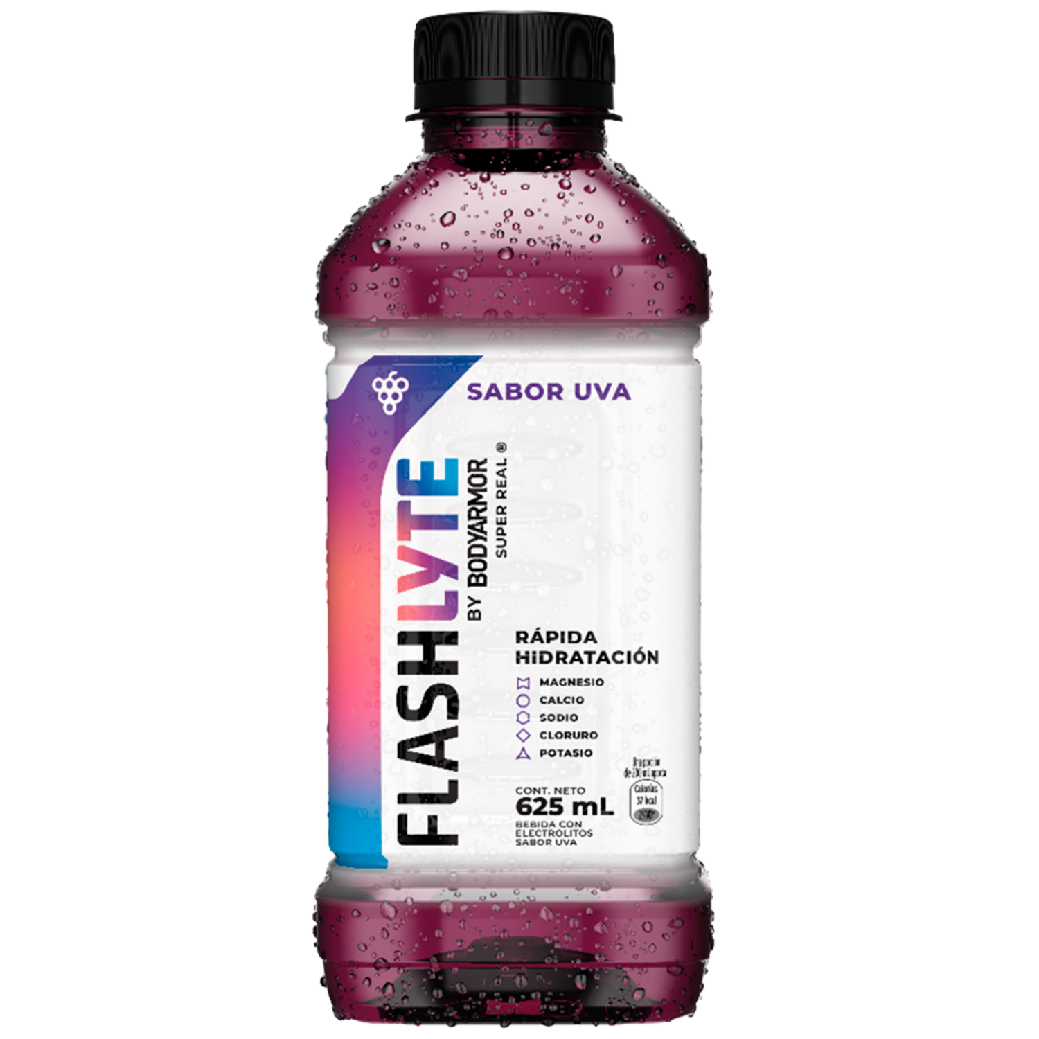 Bebida Hidratante Suero Sabor A Uva FLASHLYTE 625 Ml