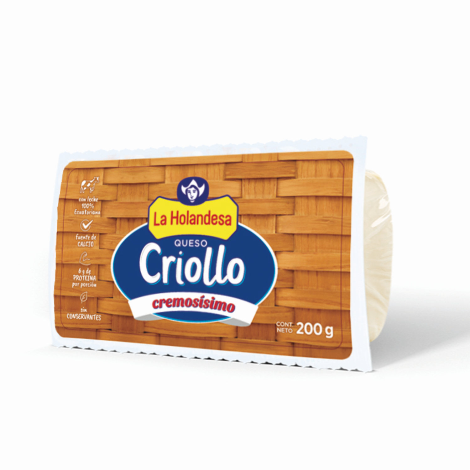 Queso Cremoso Criollo LA HOLANDESA 200 G