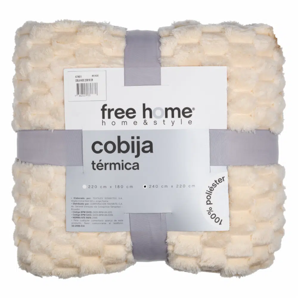 Cobija Térmica Nube Habano FREE HOME