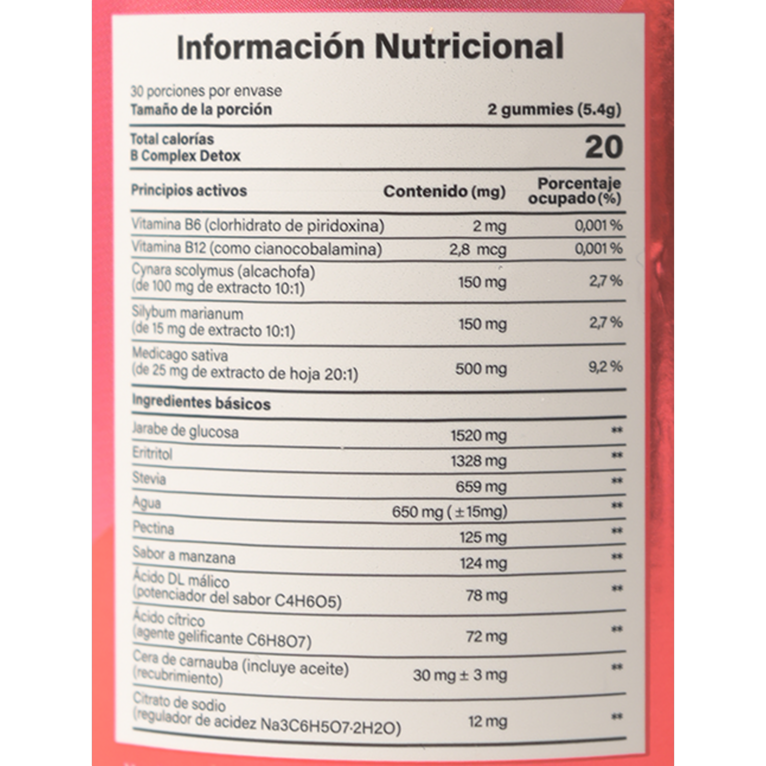 Gomitas Liver Détox Complejo B GOODY VITAMINS 162 G - Imagen 3