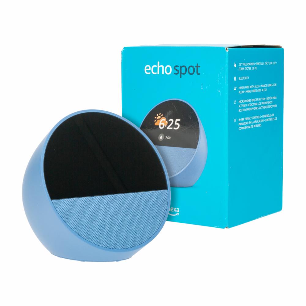 Echo Dot Max Echo Spot Ocean Blue Alexa AMAZON Pantalla Supermaxi