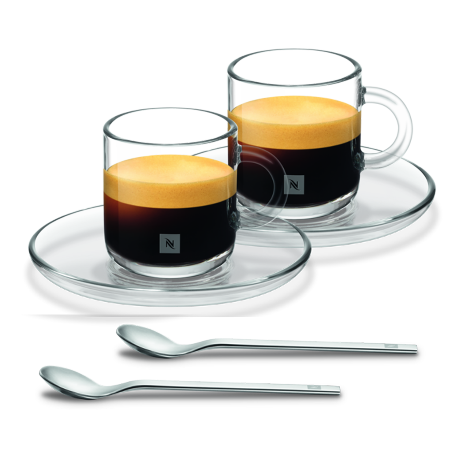 Set Vertuo Espresso ( Incluye 2 Cucharas, 2 Platos) X2 NESPRESSO 80 Ml