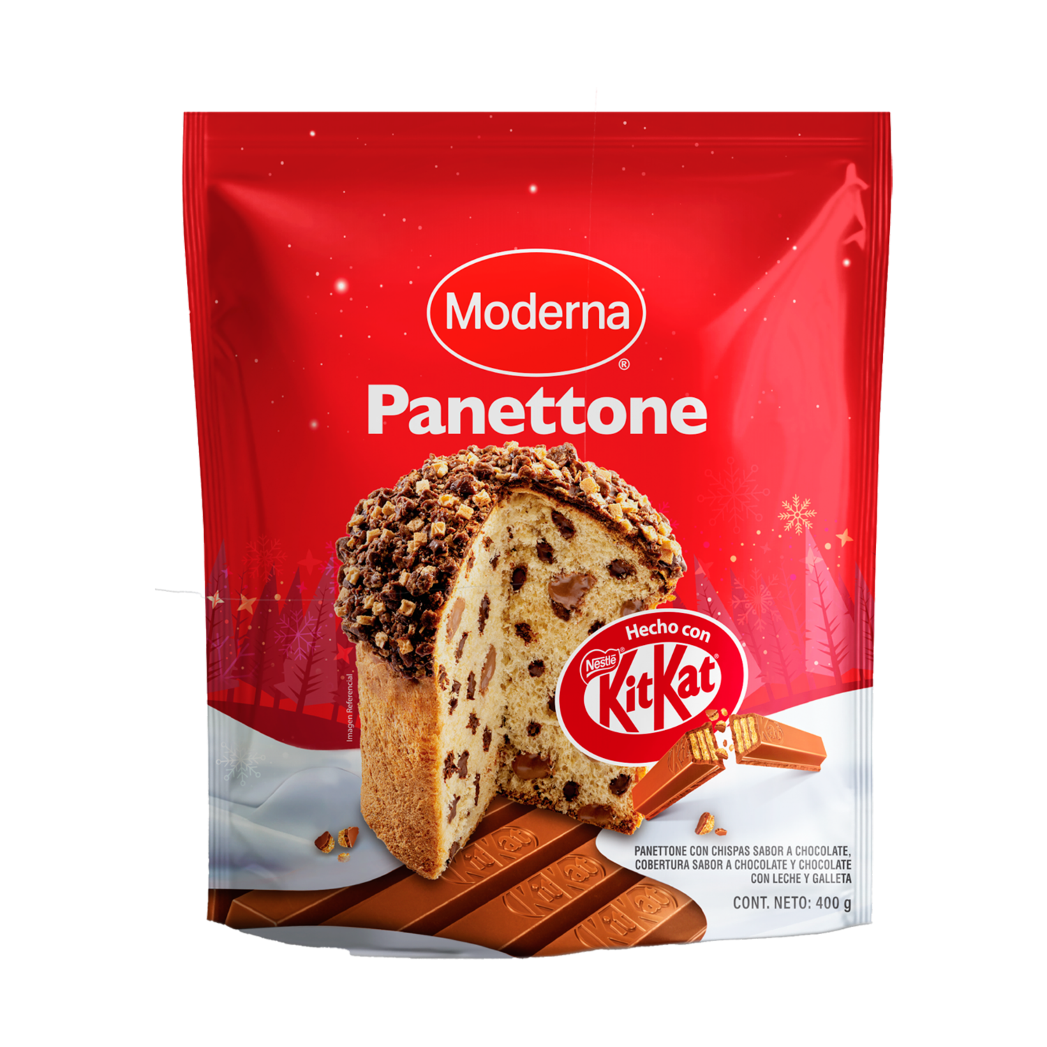 Panettone Kit Kat MODERNA 400 G