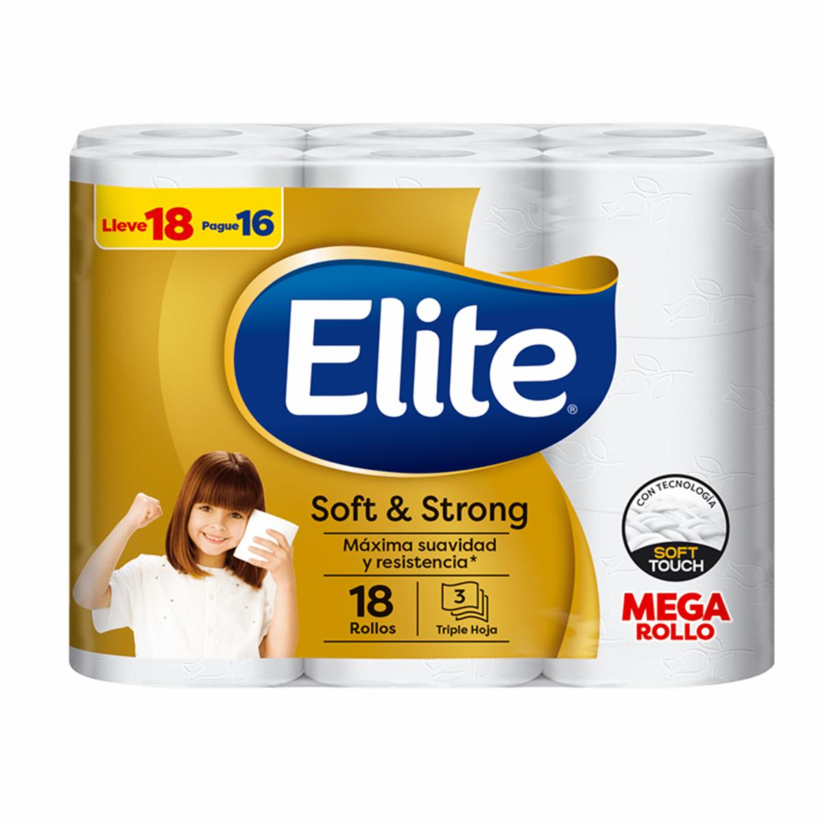 Papel Higiénico Papel Higiénico Triple Hoja Soft&Strong ELITE 18 Rollos