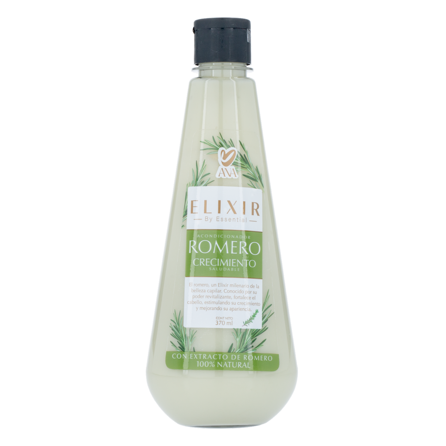 Acondicionador De Cabello Crecimiento Con Ramas De Romero Naturales ELIXIR BY ESSENTIAL 370 Ml