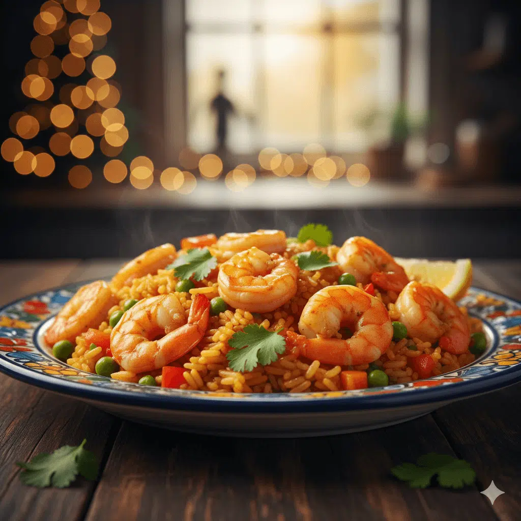 Arroz con camarón