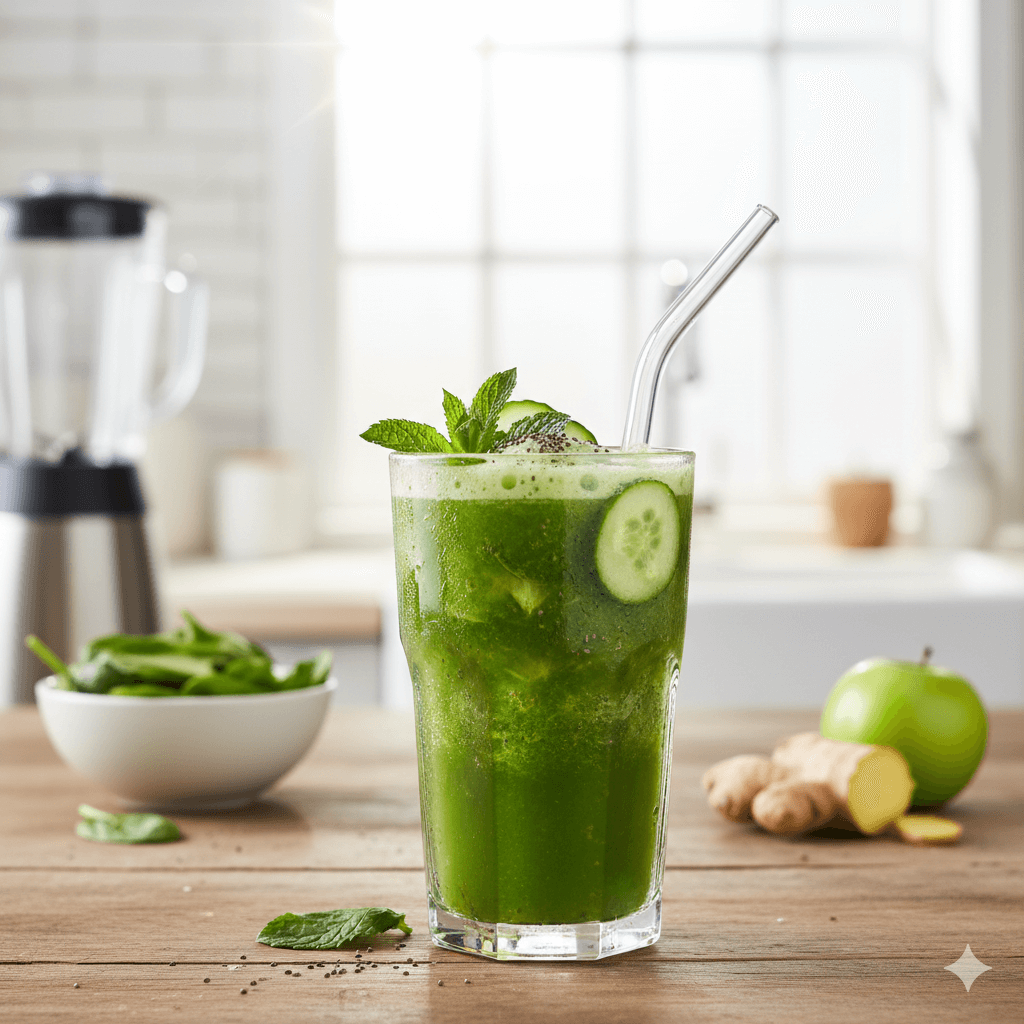 Batido verde energizante