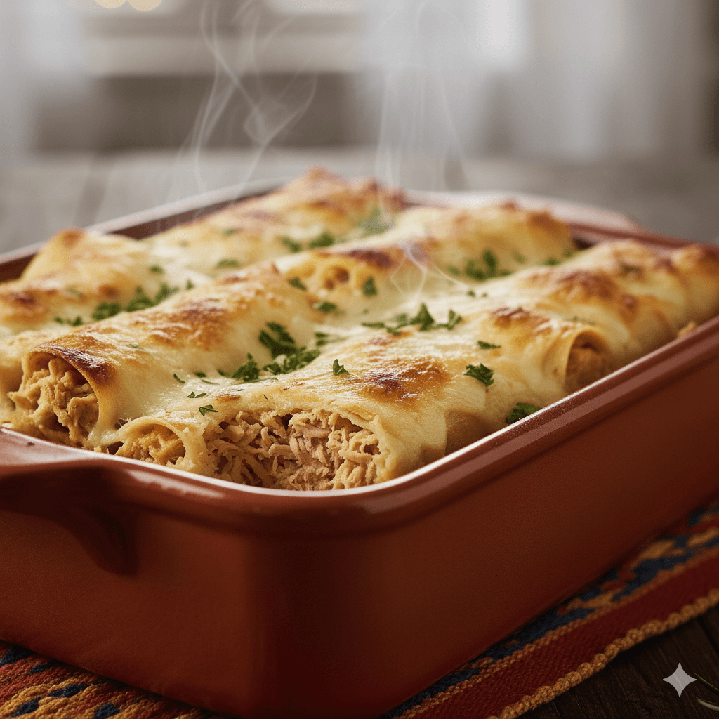 Canelones rellenos con pavo