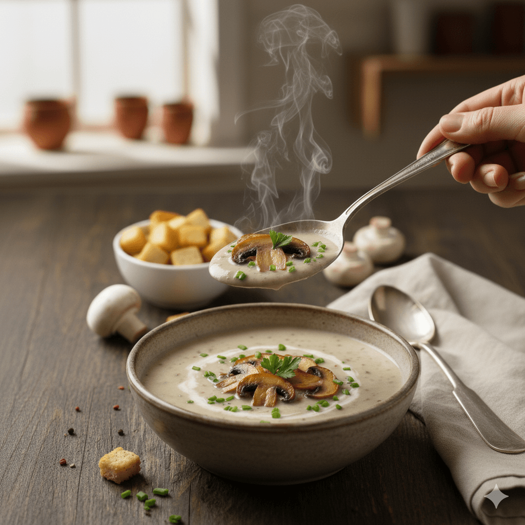 Crema de Champiñones