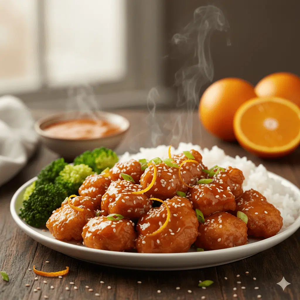 Pollo a la naranja