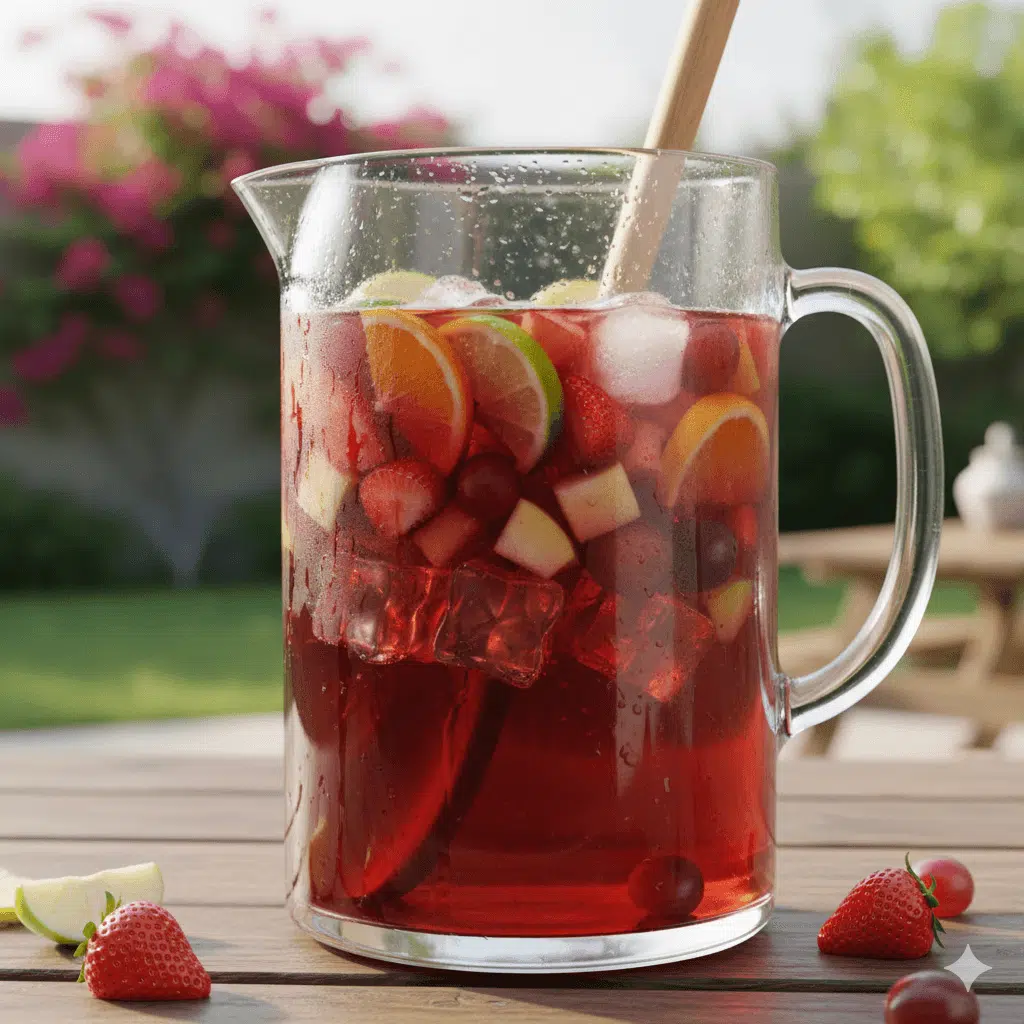Sangría de frutas