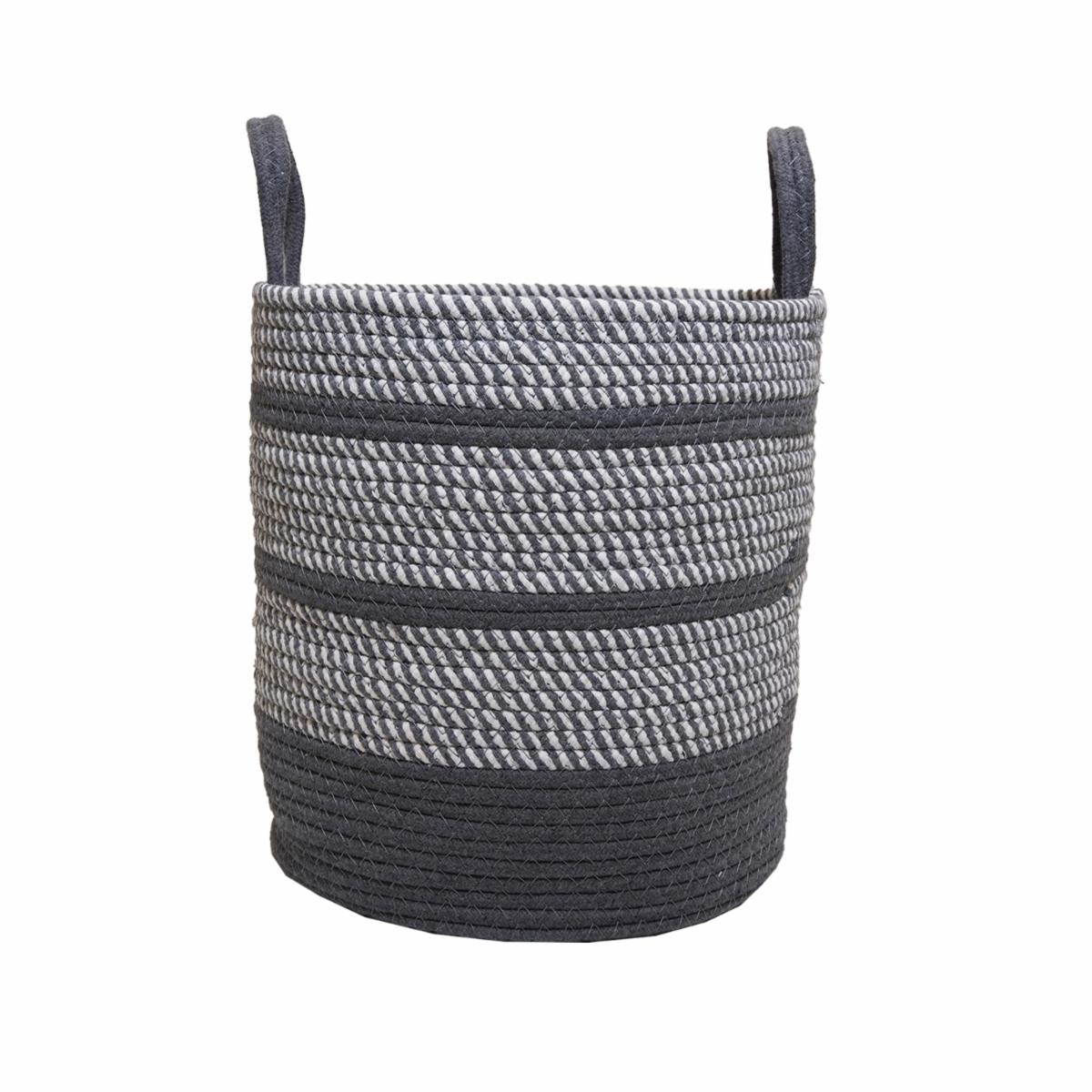 Cesta Gris Con Blanco FREE HOME Pequeña