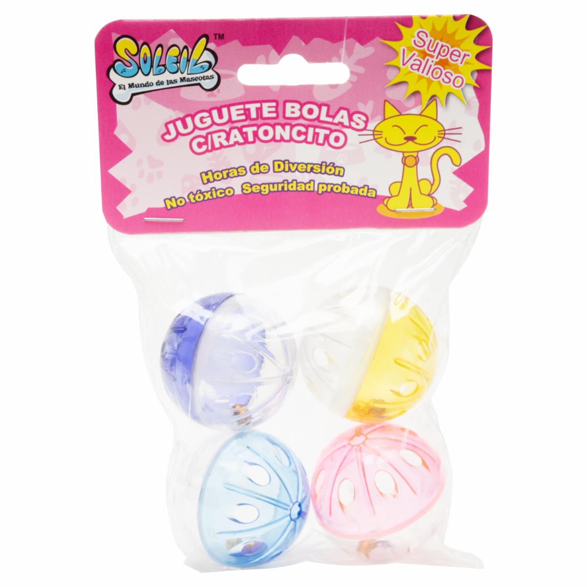 Juguete Bolas Cascabel SOLEIL Para Gato