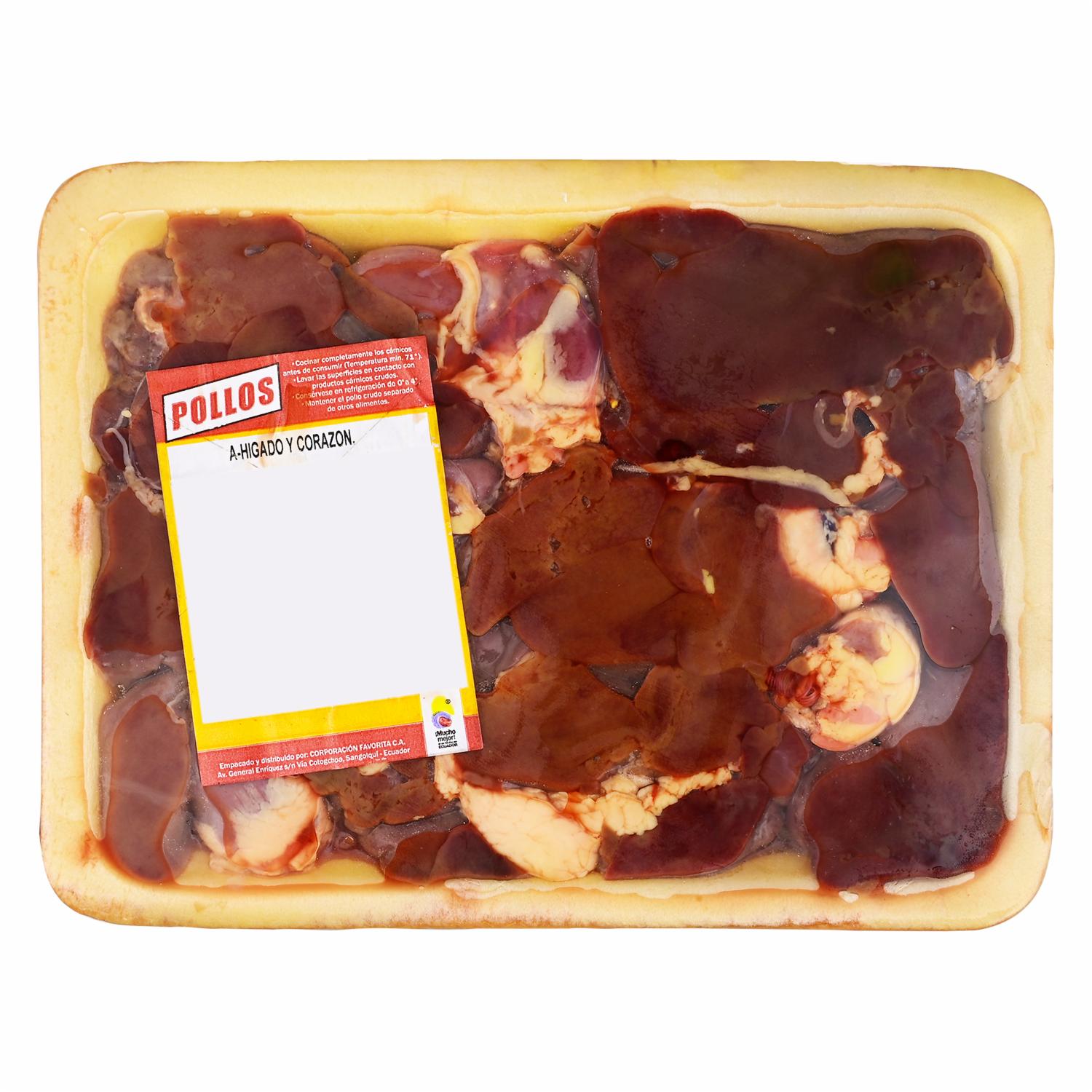 Hígado Y Corazón De Pollo POFASA Al Peso