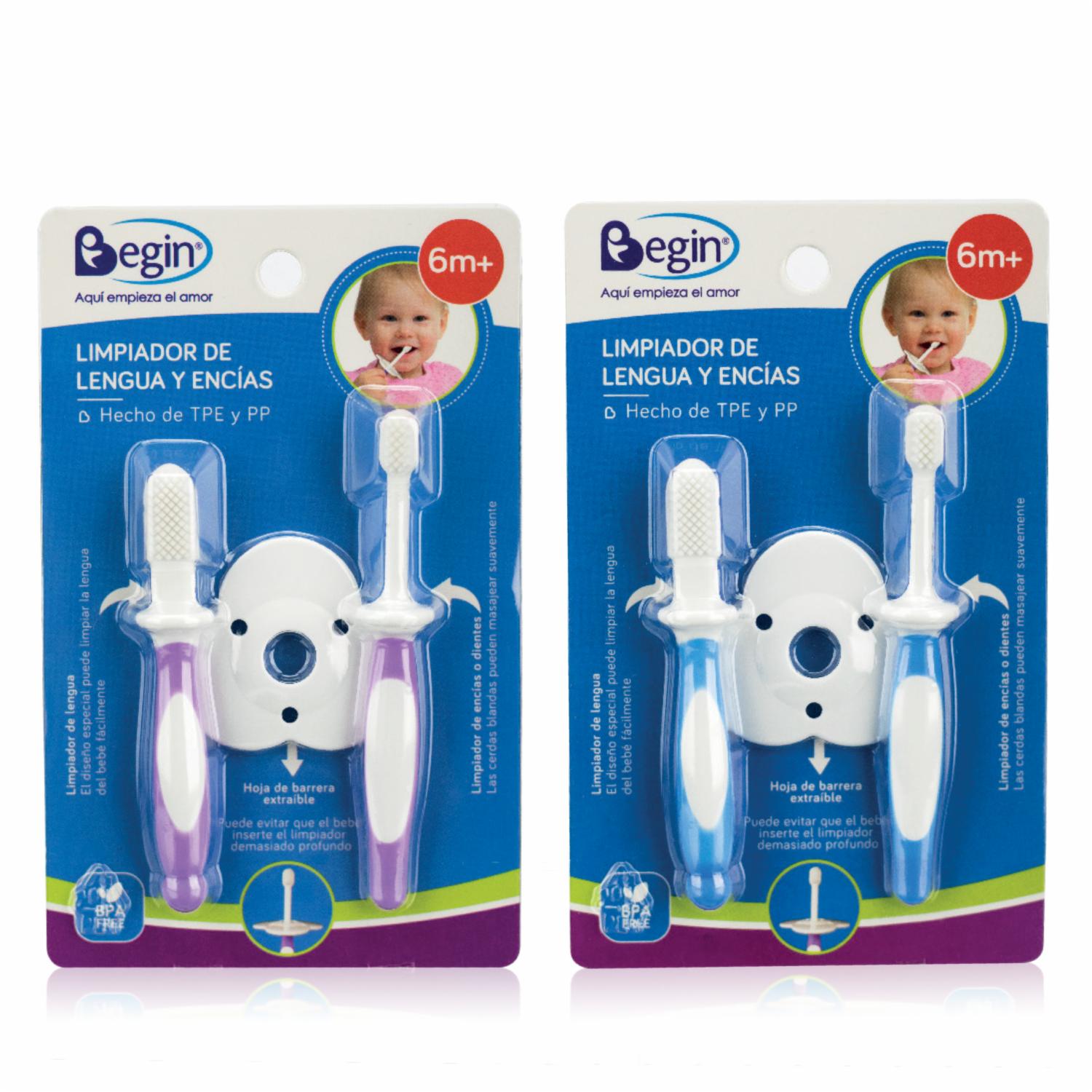 Limpiador De Lengua Y Encías Para Bebé BEGIN 6 M +
