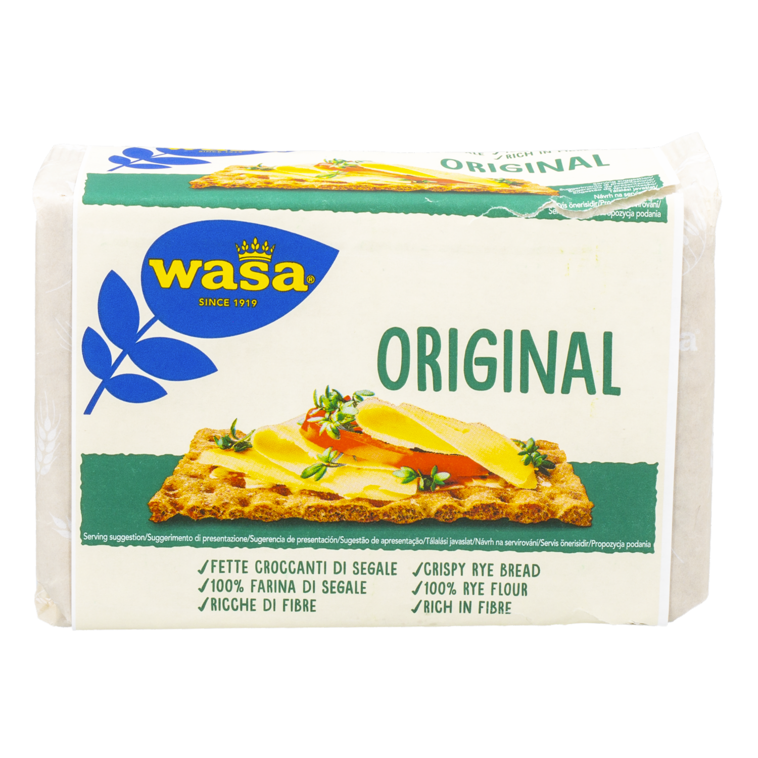 Pan Crujiente Con Harina De Centeno Original WASA 275 G
