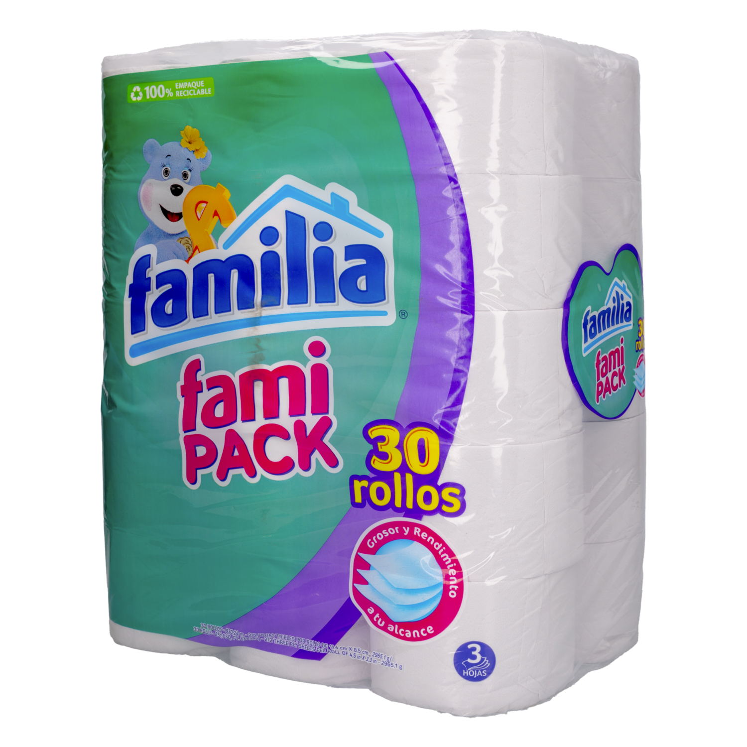 Papel Higiénico Fami Pack 31 Metros FAMILIA 30 Uds