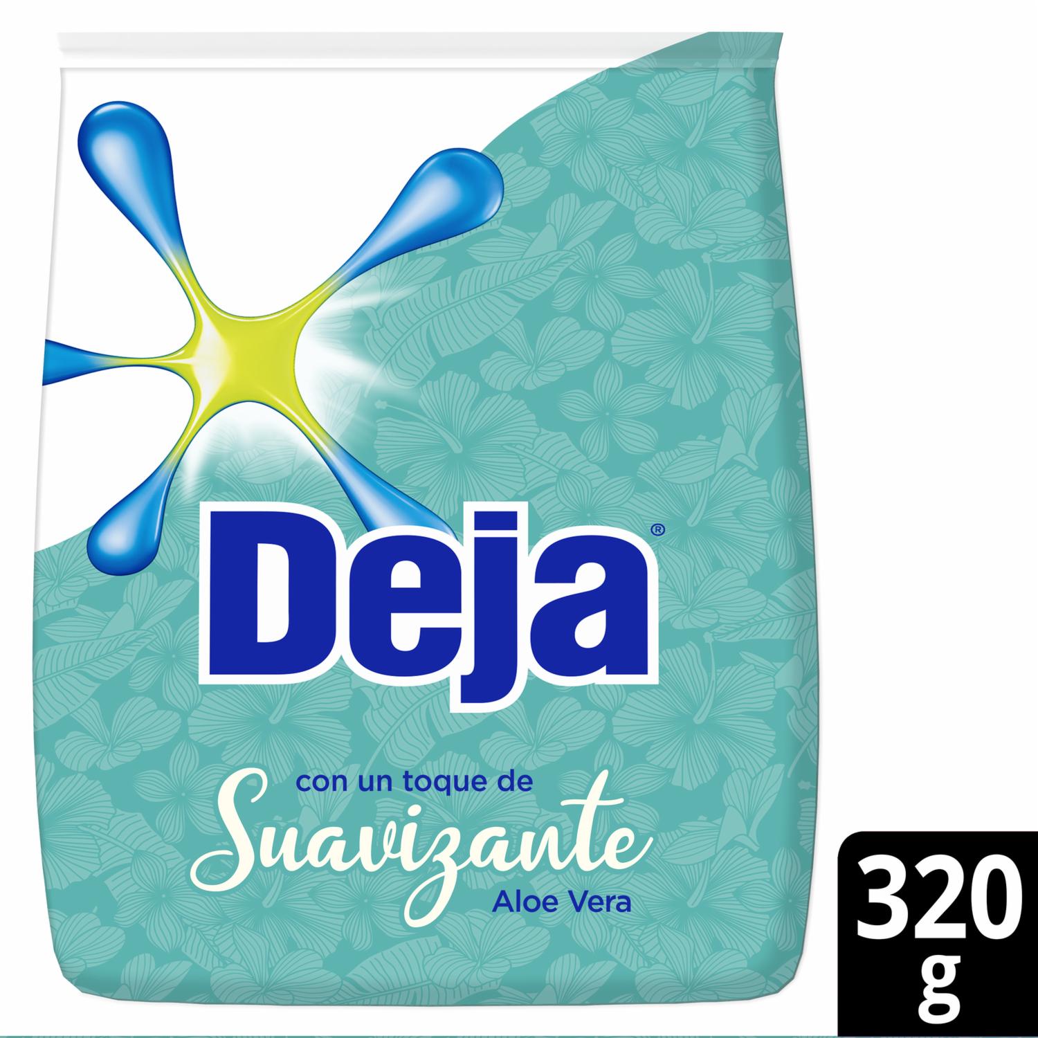 Detergente En Polvo Aloe Vera Con Un Toque De Suavizante DEJA 320 G