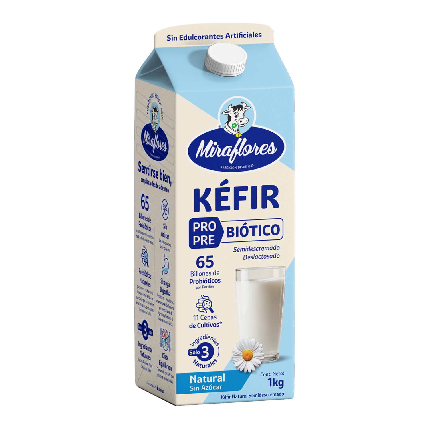 Kéfir Natural MIRAFLORES 1 Kg