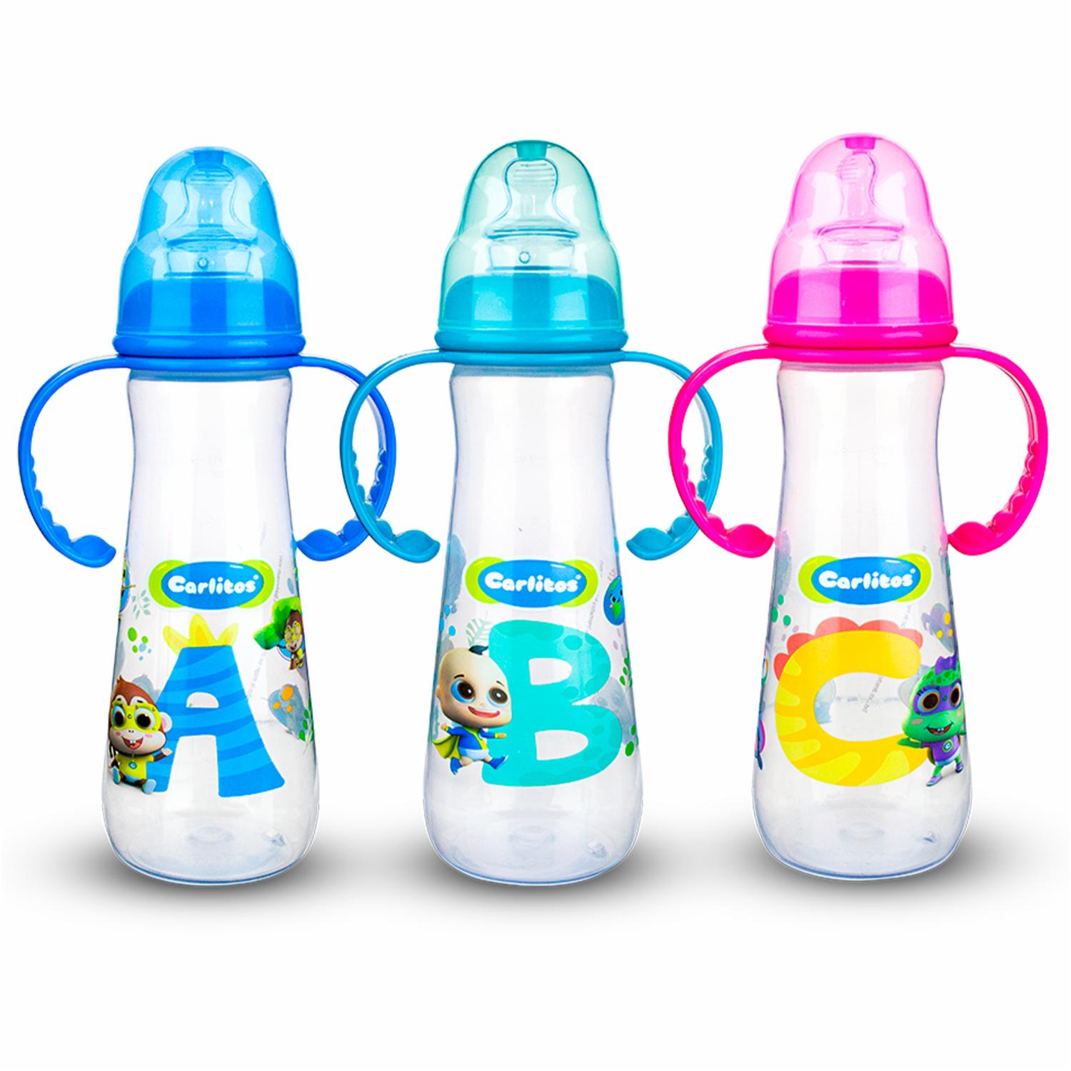 Biberón Para Bebés Con Agarradera Doble CARLITOS 9 Oz