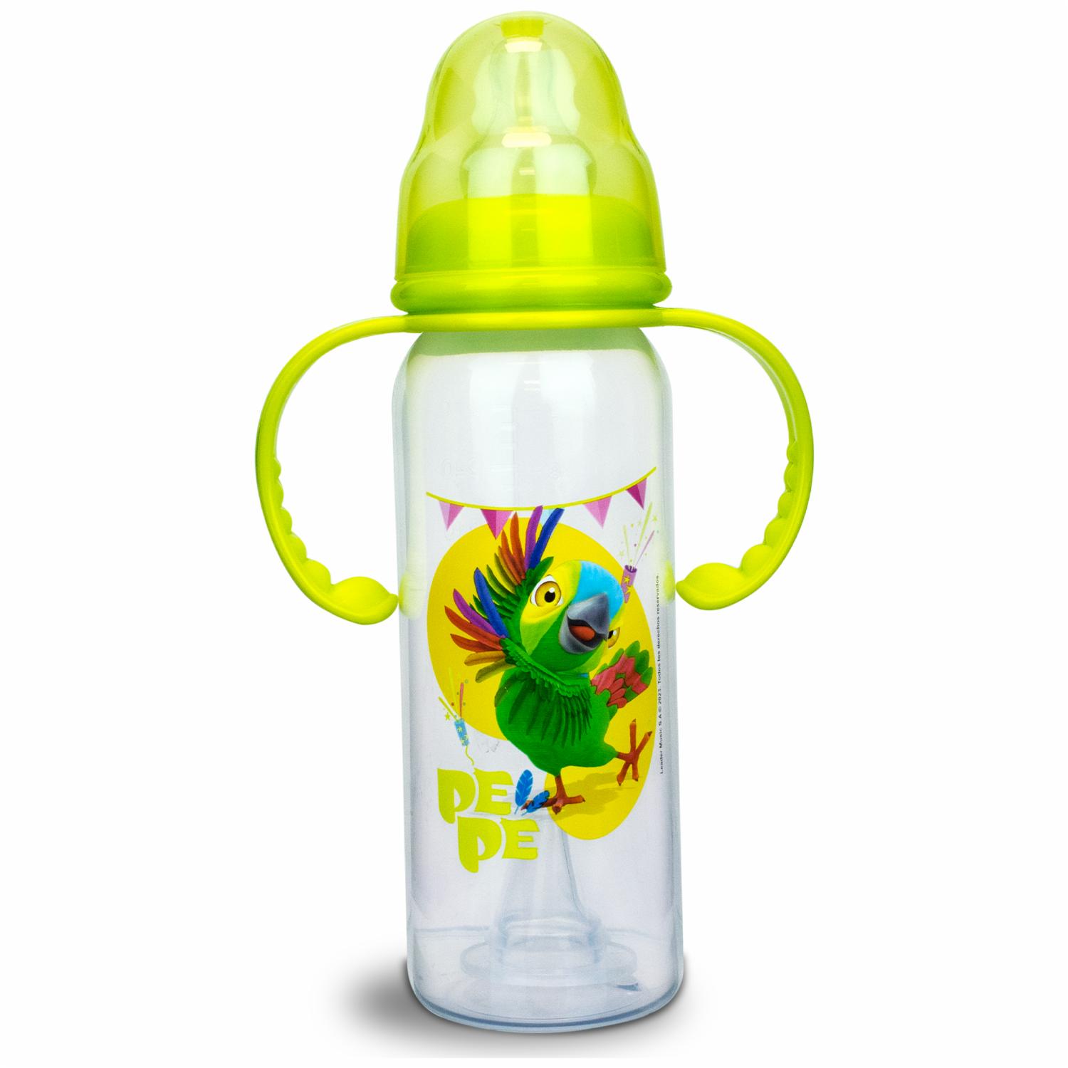 Biberón Para Bebés Premium Con Agarradera Doble CARLITOS 9 Oz
