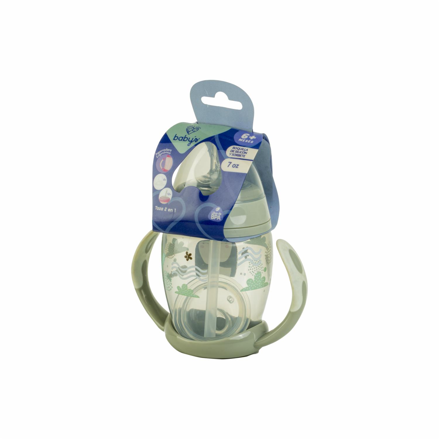 Taza 2 En 1 Boquilla Silicón Sorbete BABY’S Unidad