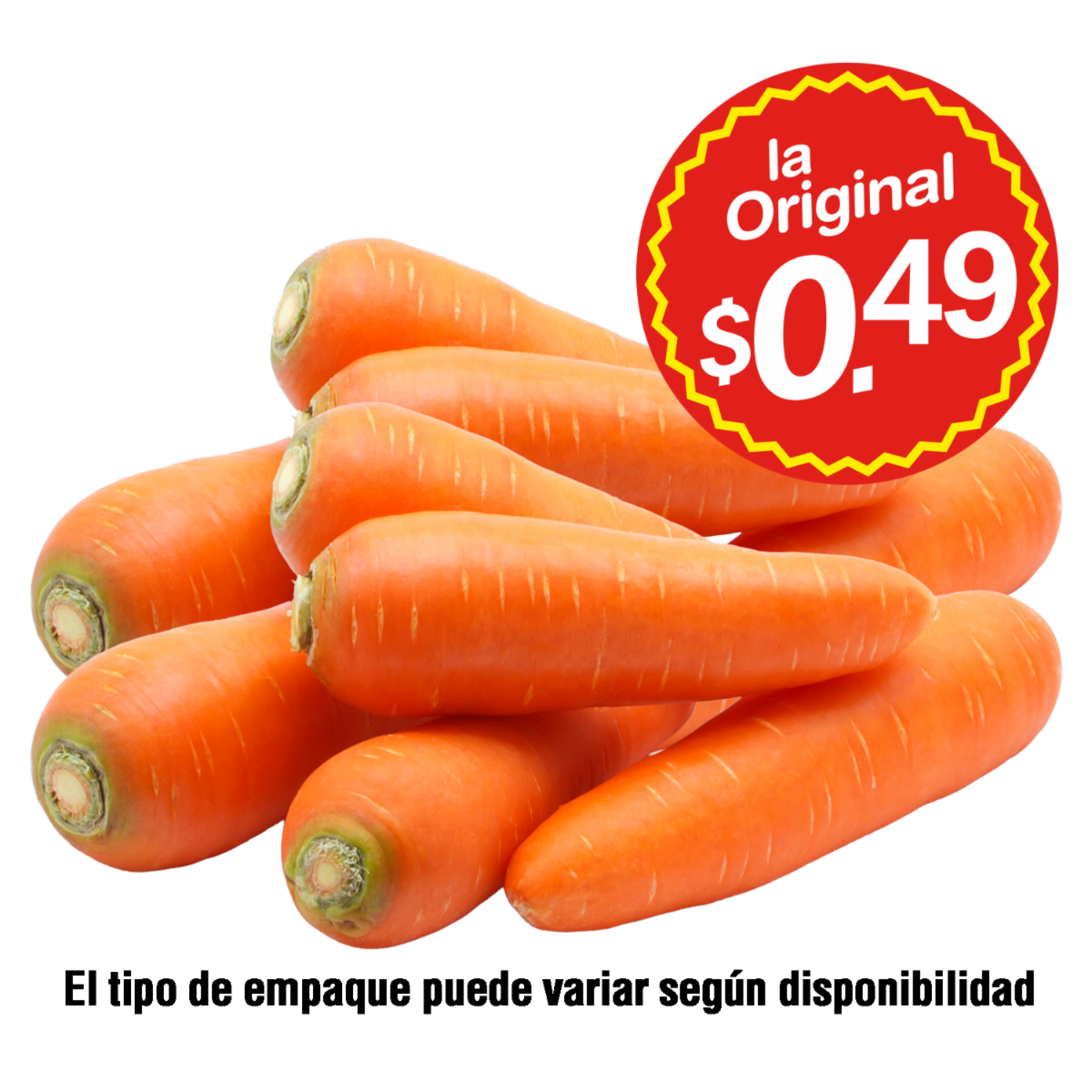 Zanahoria Amarilla LA ORIGINAL 1250 G