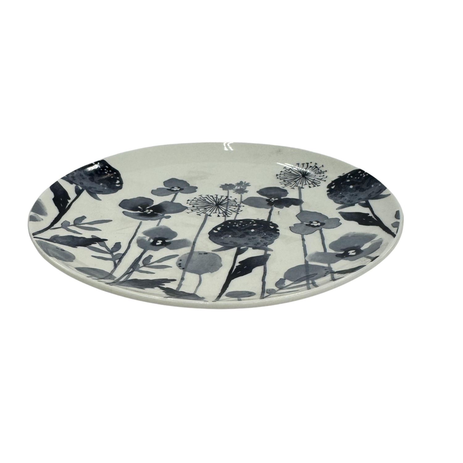 Plato Flores Azul FREE HOME 20 CM
