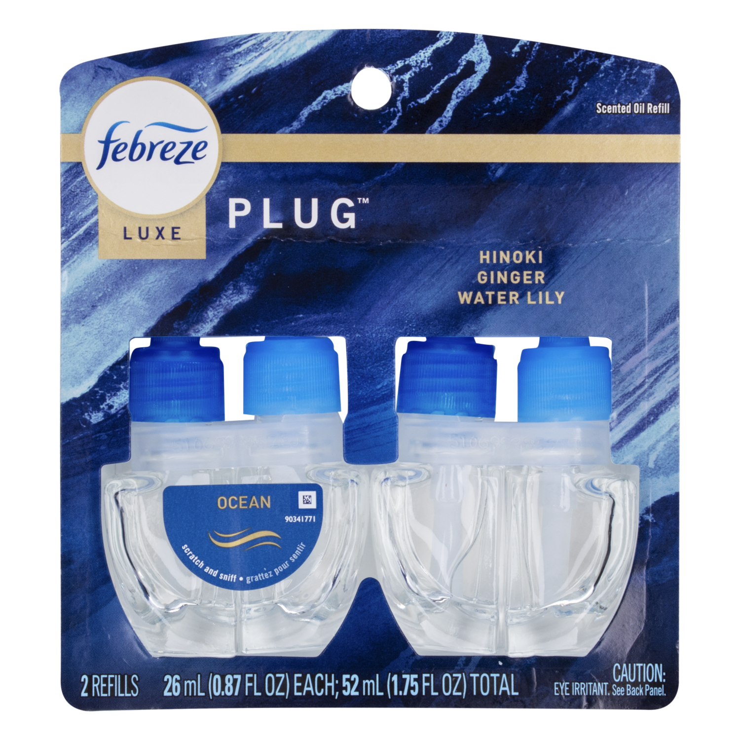 Ambientador En Aceite Fragancia Océano Plug Repuestos FEBREZE 2 X 26 Ml