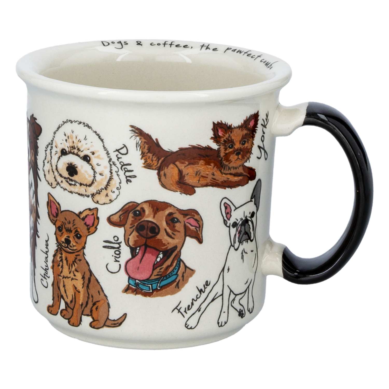 Jarro De Cerámica Jumbo Cats-Dogs CORONA 443 Ml