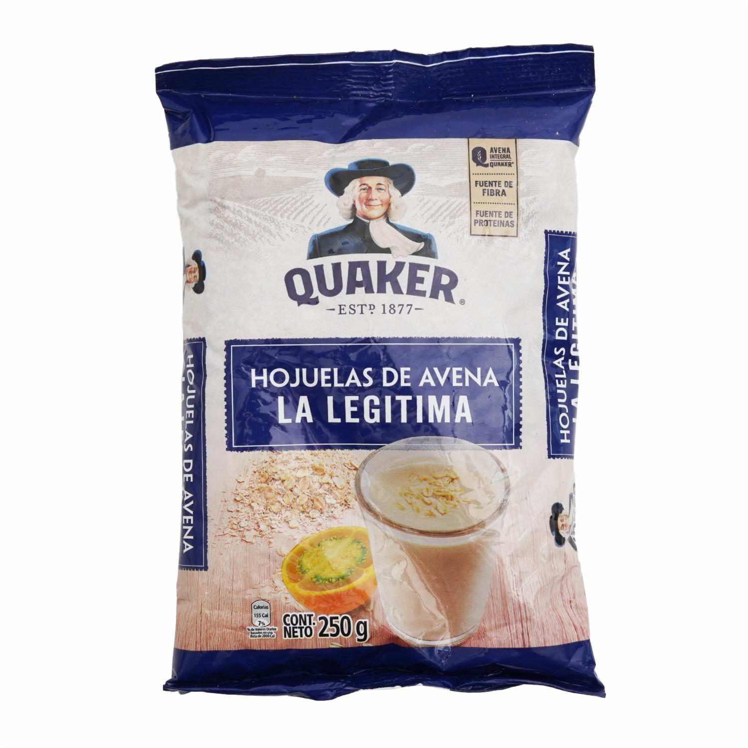 Avena En Hojuelas QUAKER 250 G