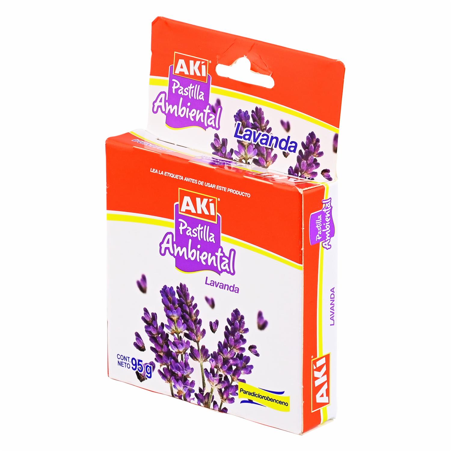 Pastilla Ambiental Lavanda AKÍ 95 G