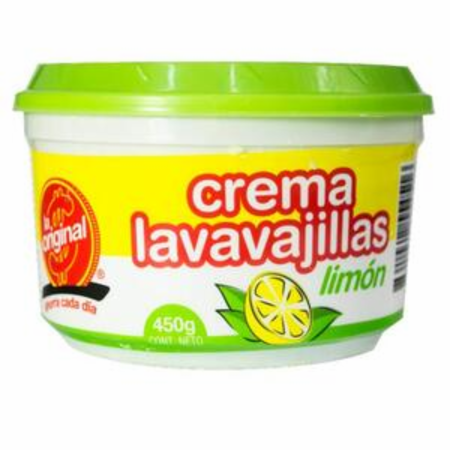Lavavajillas En Crema Aroma Limón Elimina La Grasa LA ORIGINAL 450 G