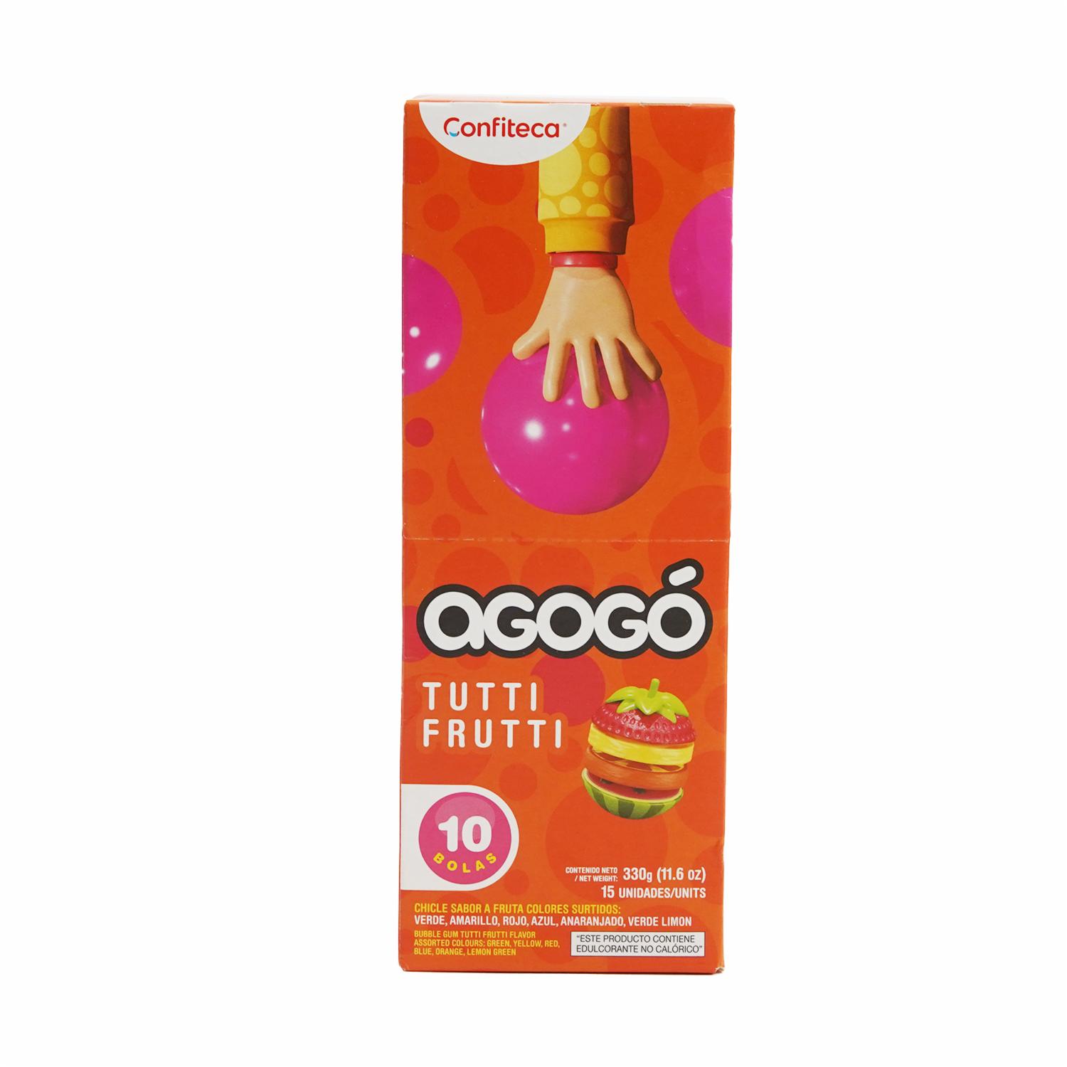 Chicle Gigante Sabor A Tutti Frutti A GOGO 330 G
