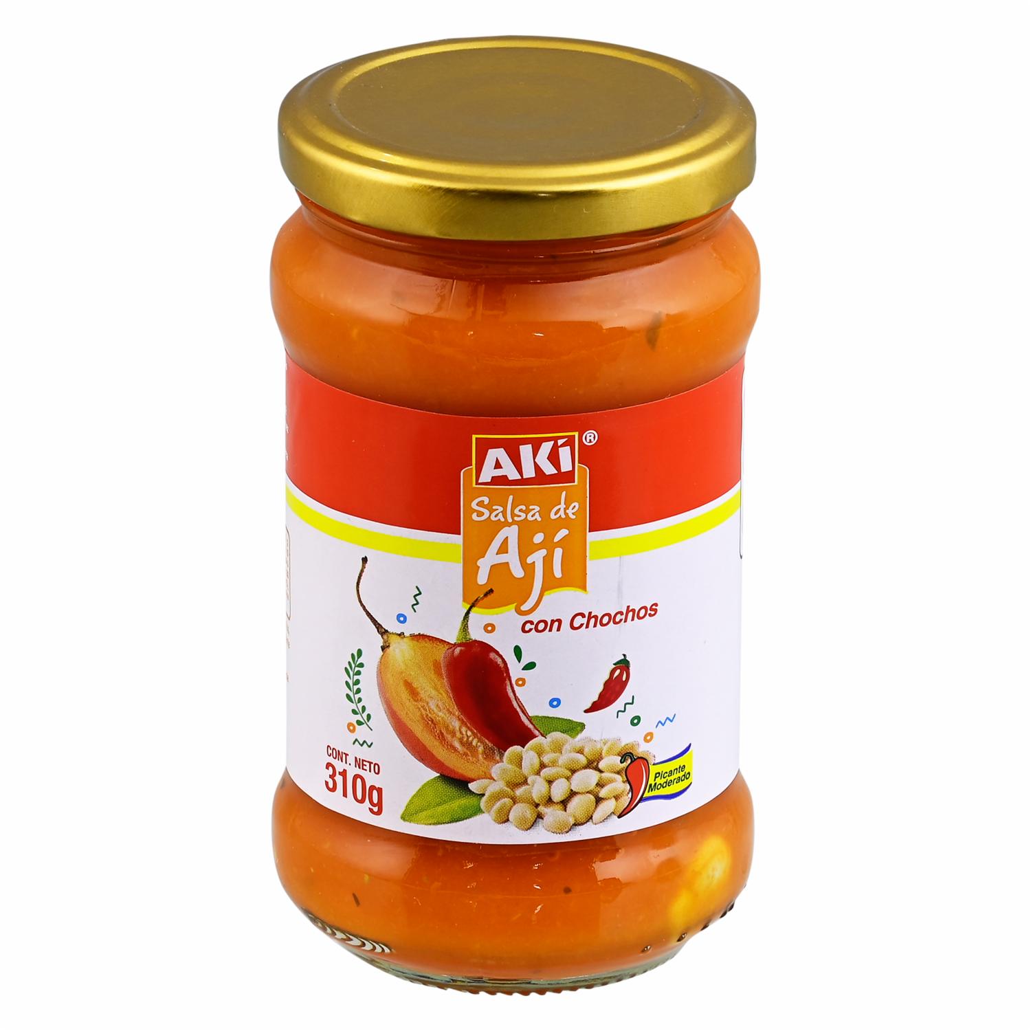 Salsa De Ají Con Chochos AKÍ 310 G