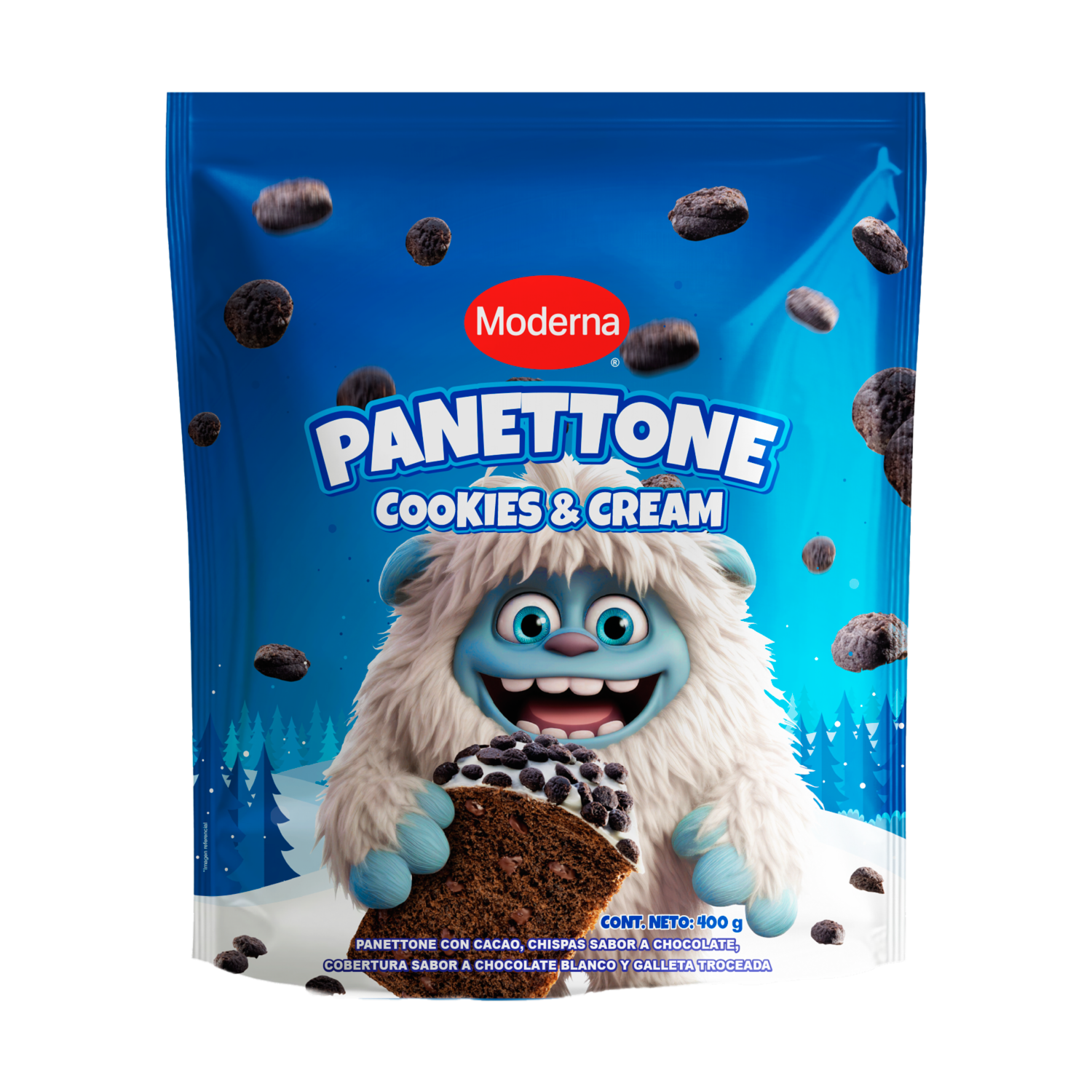 Panettone Cookies & Cream MODERNA 400 G