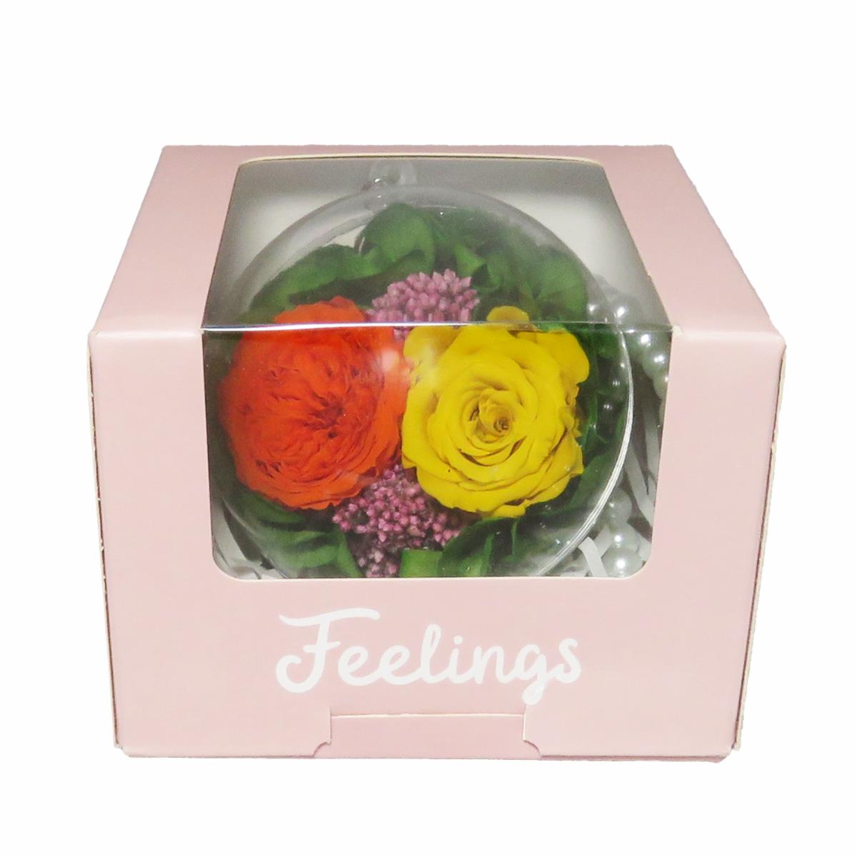 Llavero Con Rosas Preservadas Naturales Surtidas ROSE AMOR Unidad
