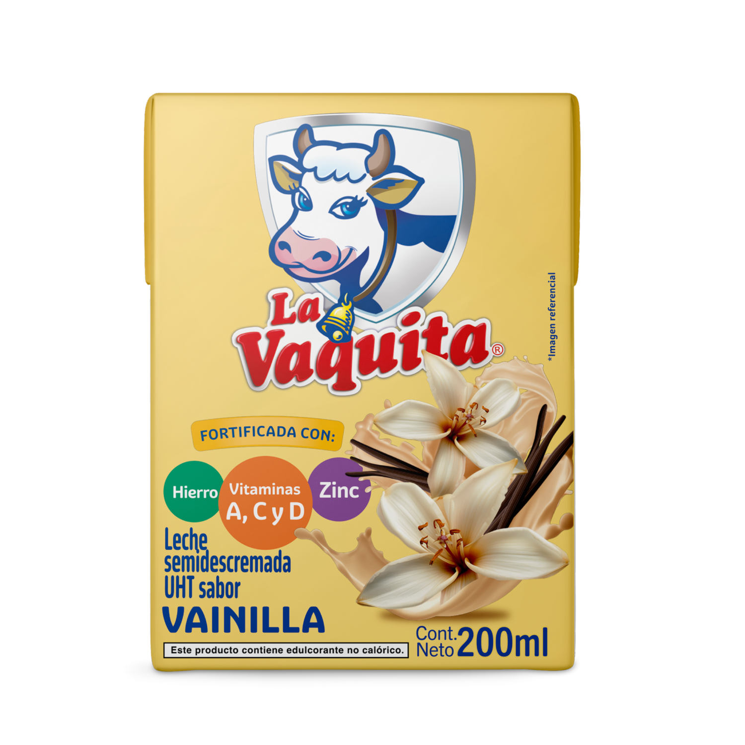 Leche Saborizada Vainilla LA VAQUITA 200 Ml
