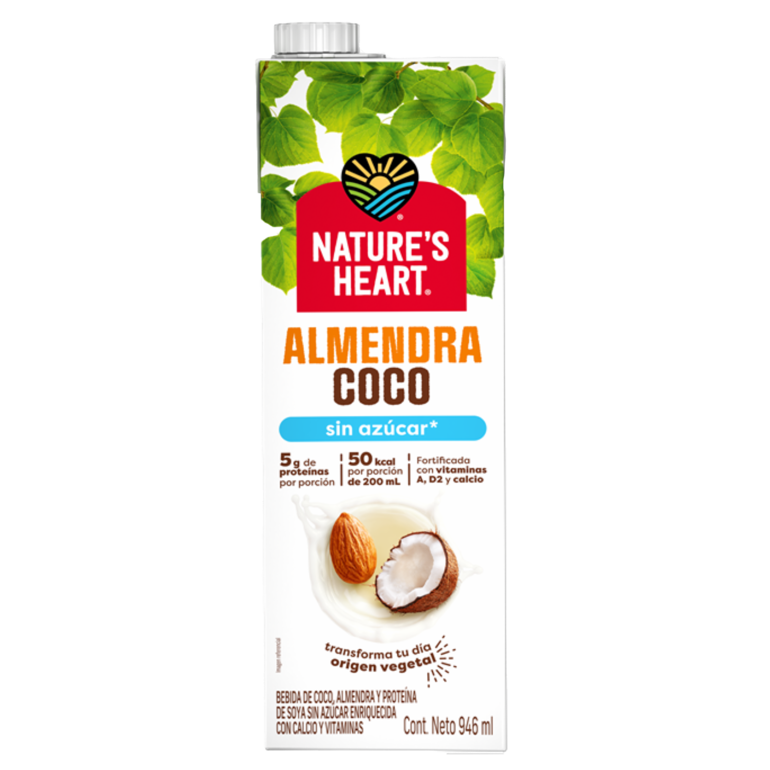 Bebida De Almendra Y Coco NATURE´S HEART 2 X 946 Ml